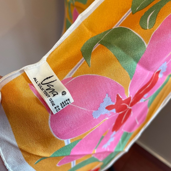 Vintage Vera Neumann silk floral scart - Picture 4 of 4